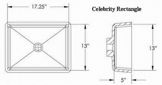 Celebrity Rectangle Sink