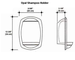 Opal Shampoo Holder Mold