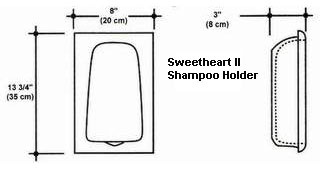 Sweetheart II Shampoo Holder Mold