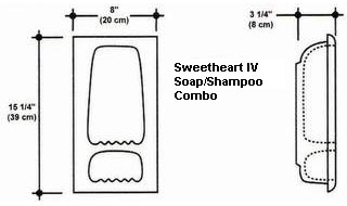 Sweetheart IV Soap/Shampoo Combo Mold